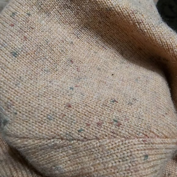 Club Monaco Salmon Pink Multi Fleck Buttons Pocket Cardigan Sweater size S - Picture 9 of 9